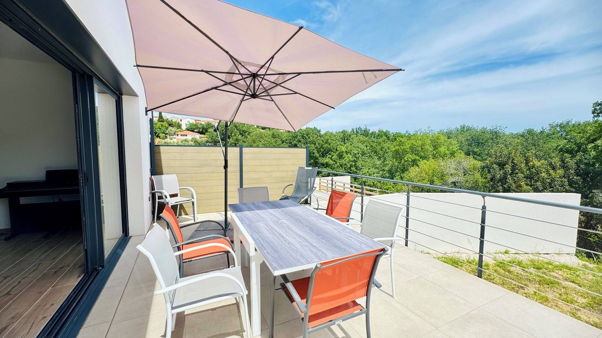 Banyuls-dels-Aspres Villa | Villa Bel Aspres-Terrace & Garden-Conditioning-Spacious-Calm & Nature