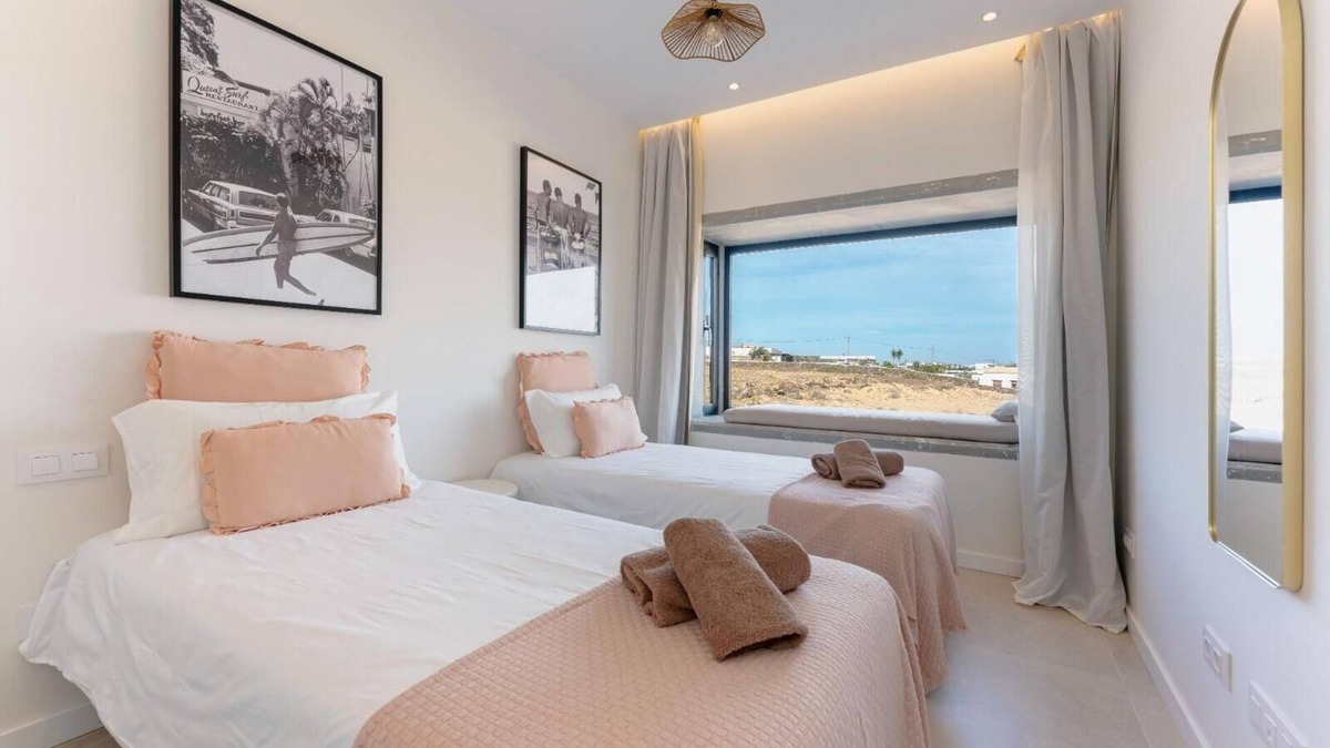 Lajares Villa | Villa Calma - Piscina, Atardecer, Desierto, Tranquilidad, Perfecto Para Grupos