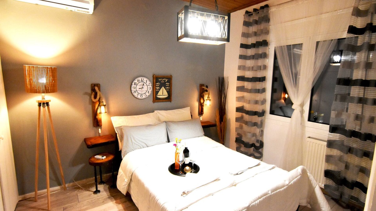 Agrilia Villa | Villa 'Casa Katina , In Lagana' with Mountain View, Wi-Fi and Air Conditioning