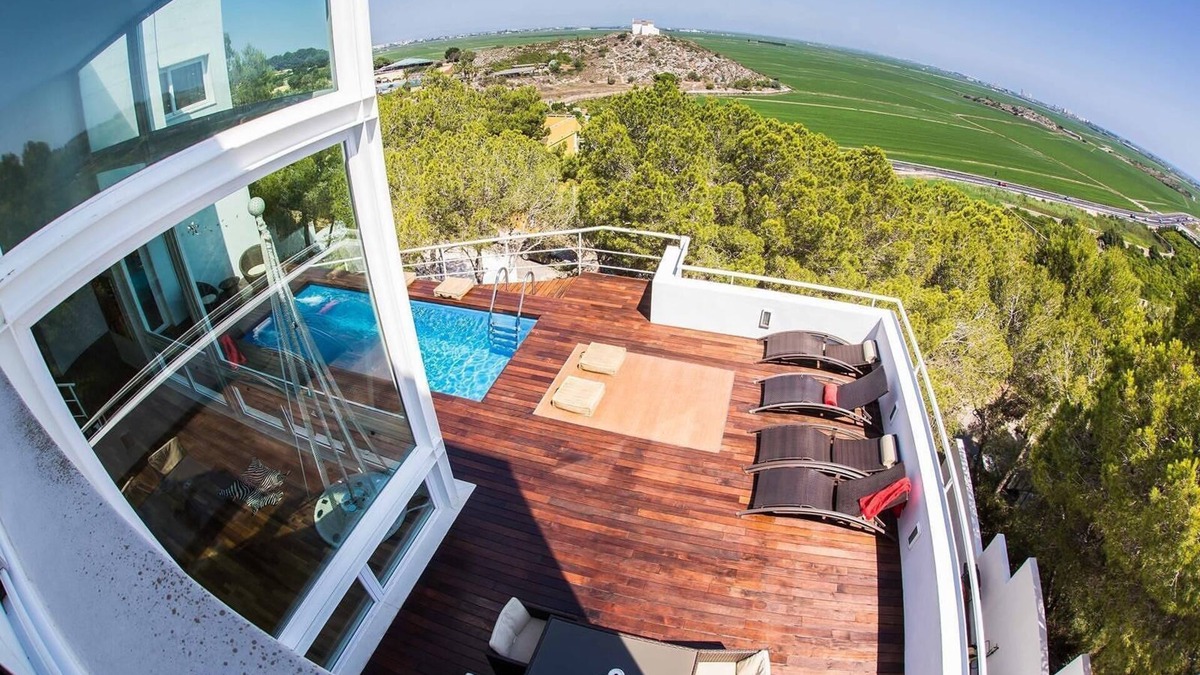 Cullera Villa | Villa-Casablanca with Sea View, Private Pool, Terrace & Wi-Fi