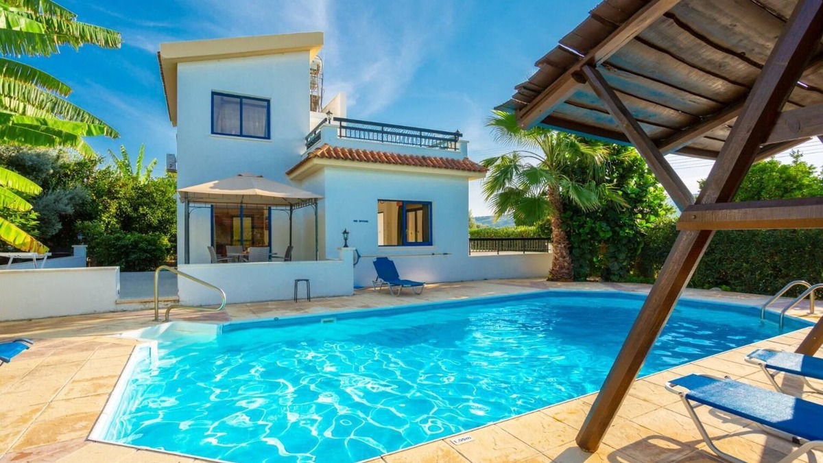 Polis Villa | Villa Charoula Exi Large Private Pool, A/C, WiFi