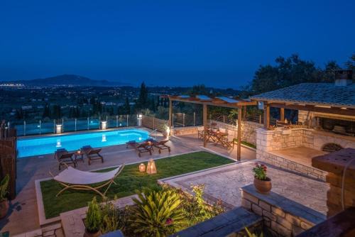 Mouzaki Villa | Villa Clairy 3-Bedroom Villa with Private Pool