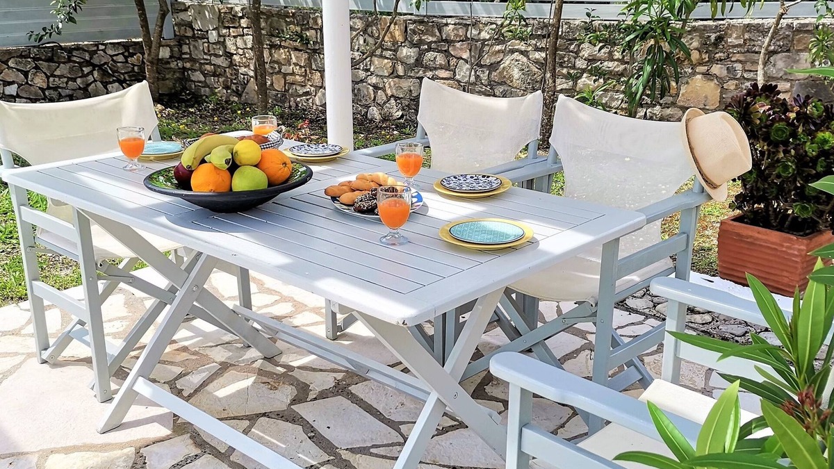 Koutsi Villa | Villa Costas -ROXI BAR Loggos - amazing sea view,private location,huge pool