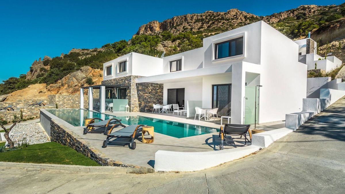 Koutsounari Apartment | Villa Daniela private apartments with pool and seaview