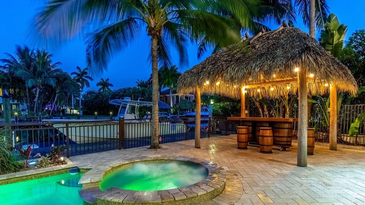 Nurmi Isles House | Villa Deja Blue Ft Lauderdale, Waterfront Luxury home walk to beach Ocean access