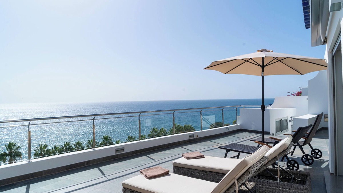 Pasito Blanco Apartment | Villa Deluxe Pasito Blanco fantásticas vistas al oceano