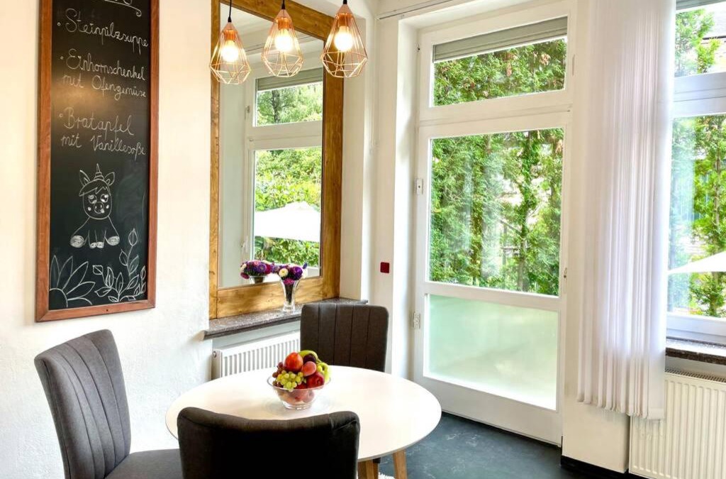 Goslar Apartment | Villa Einhorn: Altstadt Loft mit privater Terrasse