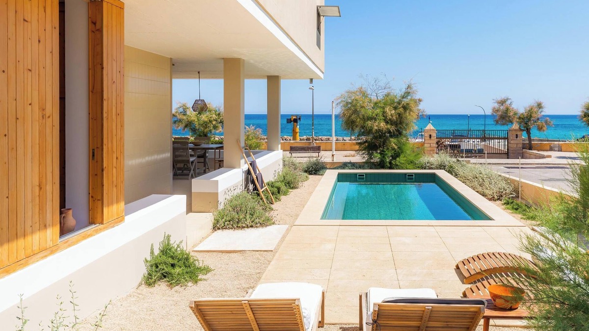 Son Serra de Marina Villa | Villa Es Mollet with Sea View, Pool, Wi-Fi, Garden & Terrace