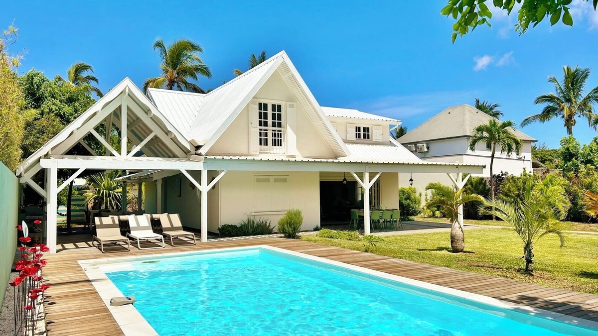 La Saline Les Bains Villa | *VILLA FLEUR DE LUNE* - heated pool and lagoon