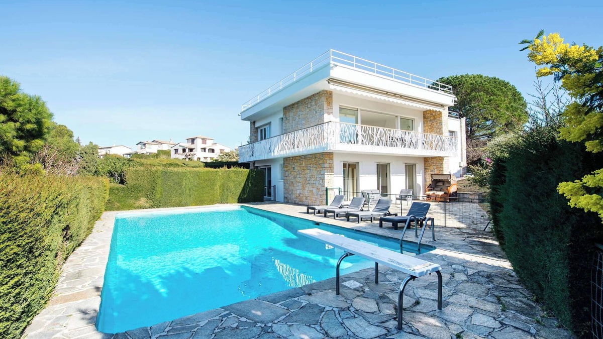 Cagnes-sur-Mer House | Villa Grenouillere - Vue Mer - Fitness - Sauna
