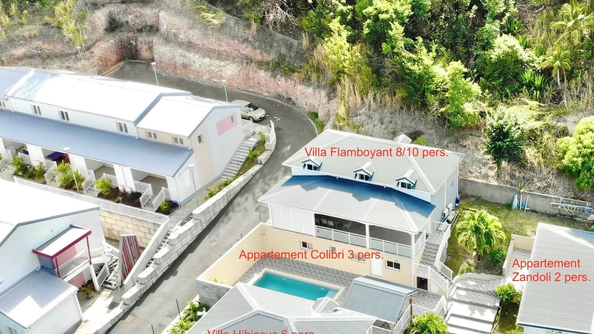 Bas Vent House | Villa Hibiscus 3 bedrooms. Domaine de Bas Vent.