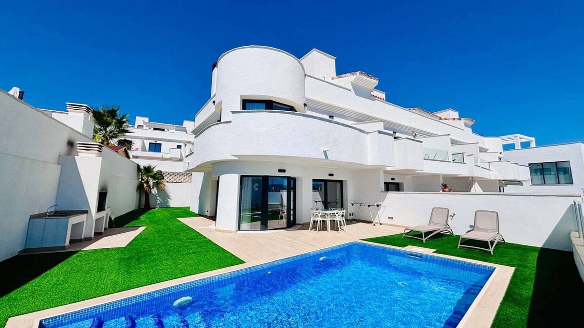 Finestrat House | Villa in Finestrat privézwembad, zee- en bergzicht