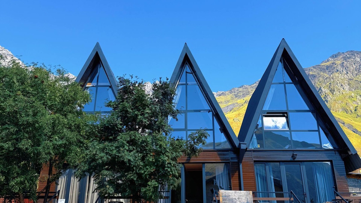 Stepantsminda Cottage | Villa Kazbegi Cottages. Three Cottage in One space with 2 Bedroom
