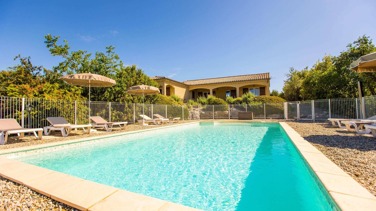 Joyeuse Villa | Villa L'Olivier with Private Pool and Spa in South Ardèche