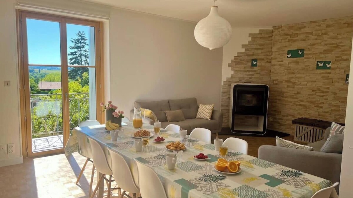 Ussac House | Villa La Baronnie - 11 pers - Proche Brive -Jardin