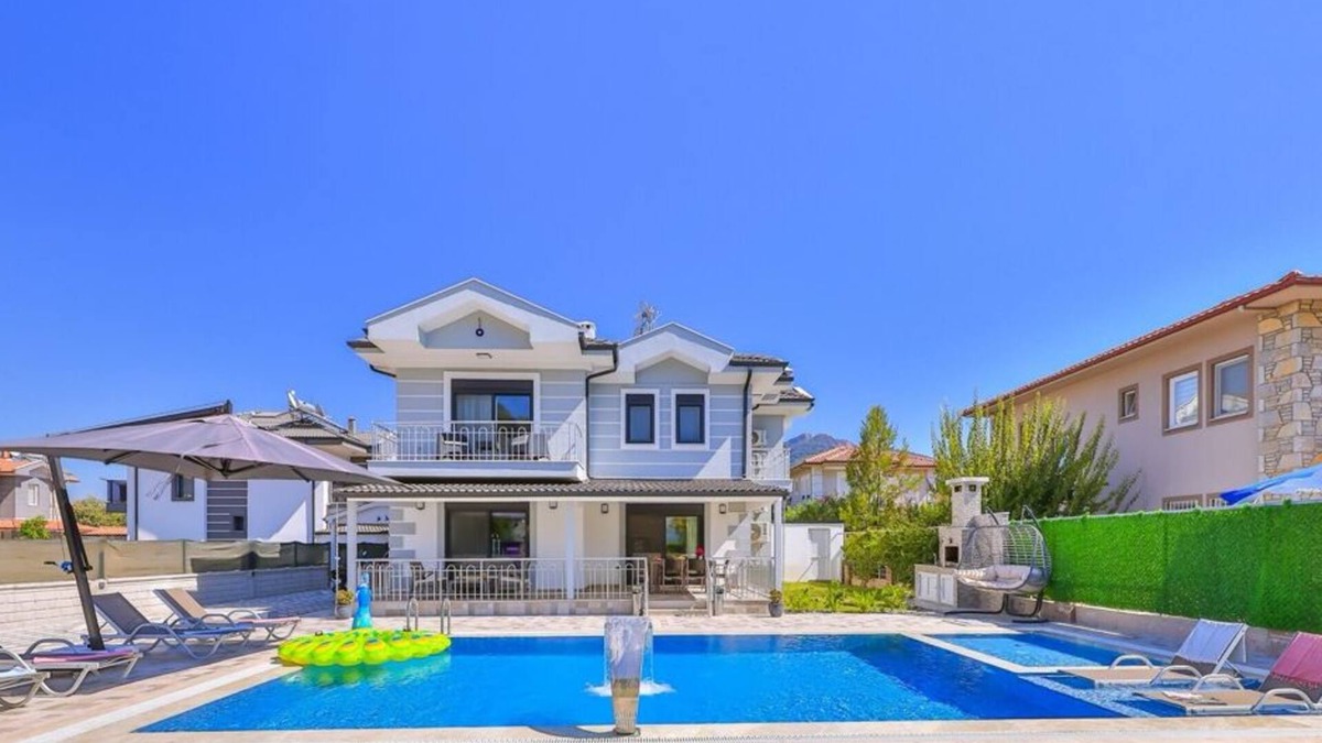 Dalyan City Center Villa | Villa Lina Super Luxury 4 Bedroom with Private Pool in Dalyan Maras Area