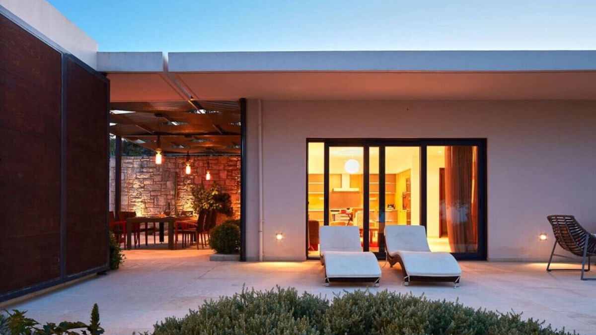Apokoronas Villa | Villa Longhouse-Pool-Sauna-Gym-Panoramic Seaview