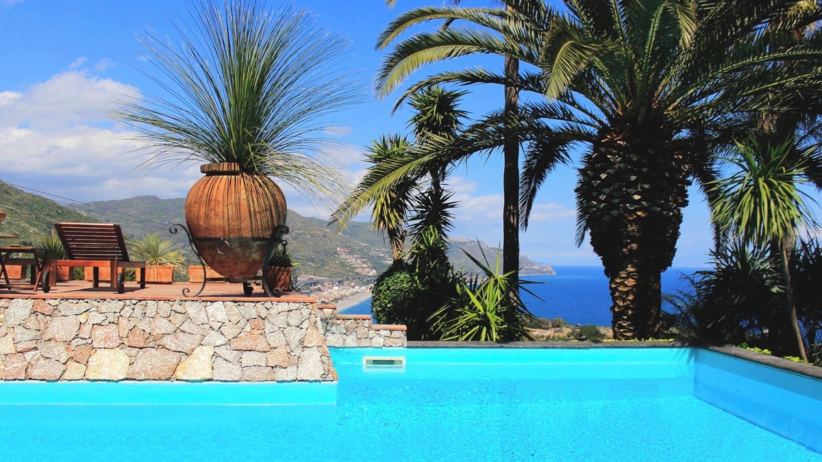 Taormina Villa | VILLA LOU TAORMINA Private Villa with Panoramic Sea View Pool