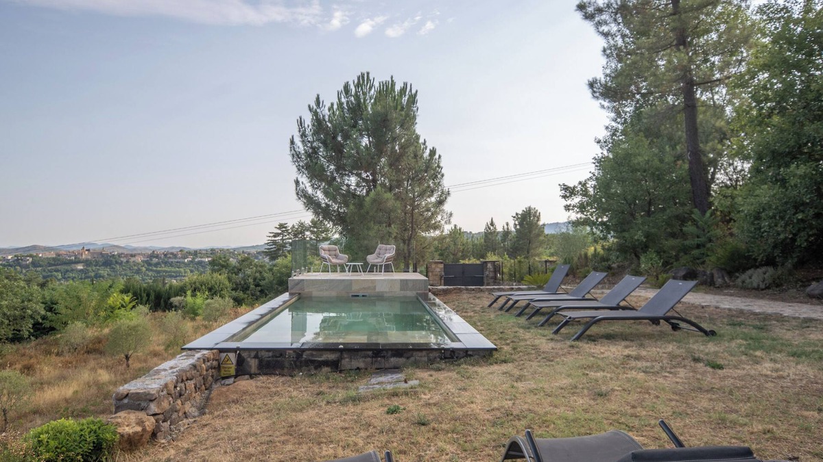 Ucel Villa | Villa 'Maison Contemporaine Céleste' with Mountain View, Private Pool and Wi-Fi