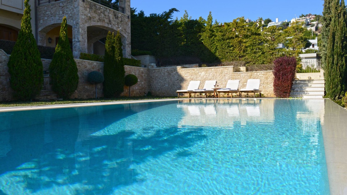 Nea Makri Villa | Villa Marina - Luxury Villa with pool and sea-view