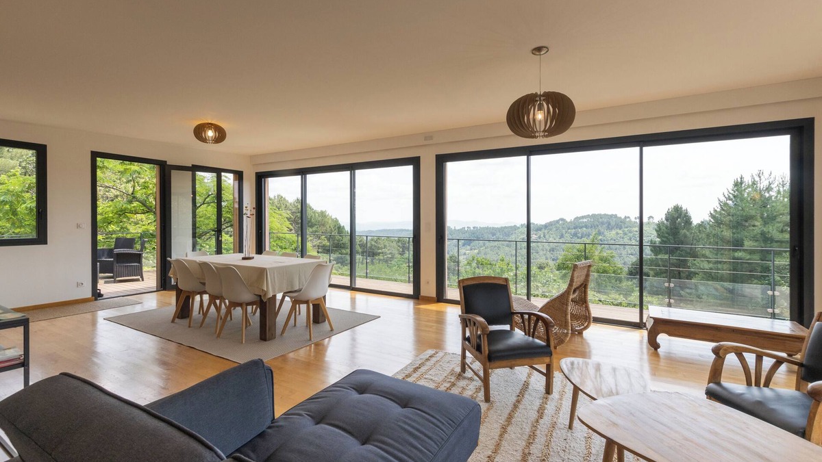 Planzolles Villa | Villa 'Mas De Laval' with Mountain View, Private Terrace and Wi-Fi