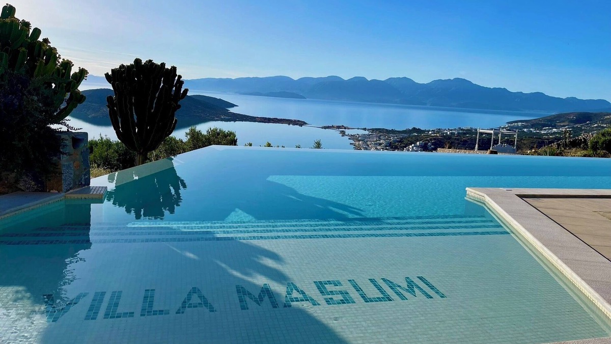 Elounda Villa | Villa Masumi Luxury contemporary villa with spectacular views over Elounda