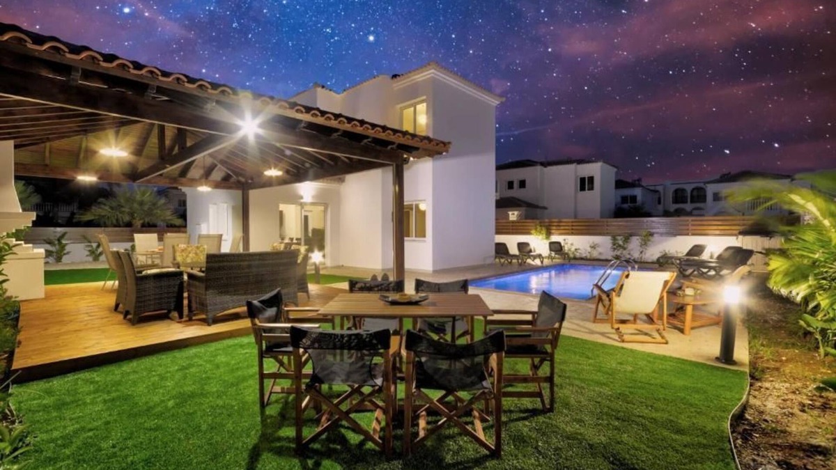 Ayia Napa House | Villa Nissi Gold 4 Bedroom with Private Pool in Agia Napa