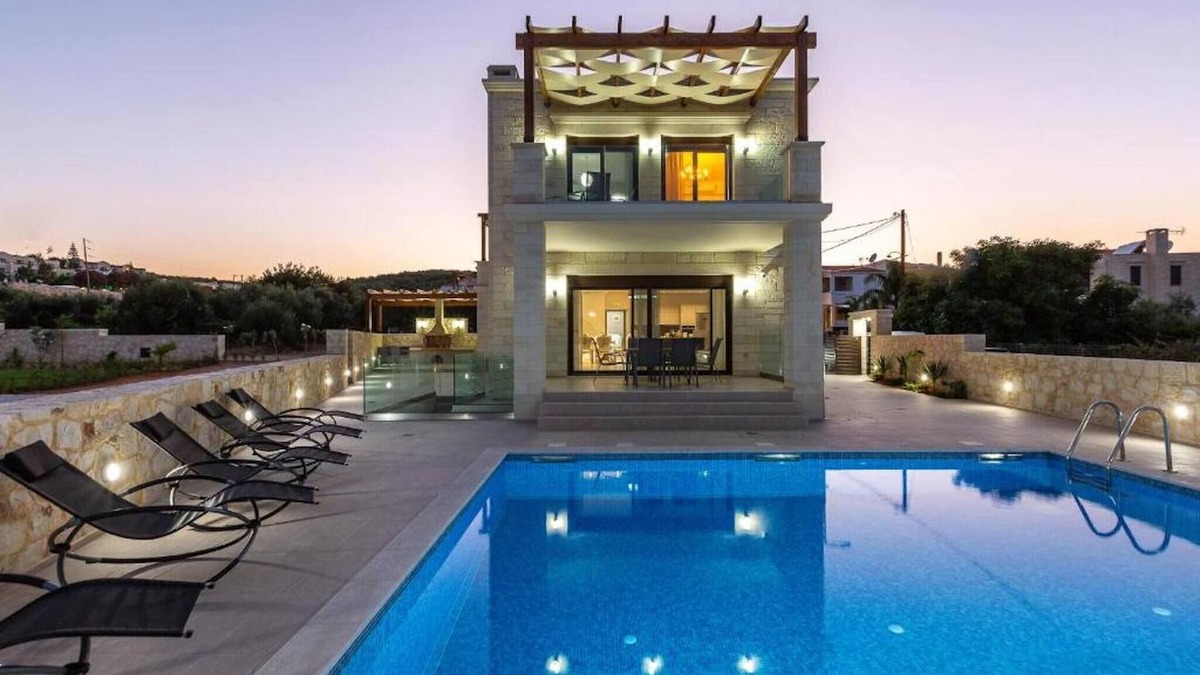 Almyrida Villa | Villa Noboa Sea View Spacious And Cozy 5bd