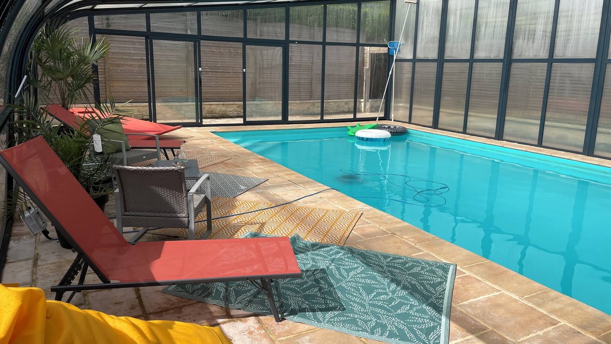 Selles Villa | Villa Normande Piscine Intérieur et Jeux/Proche Honfleur et Deauville