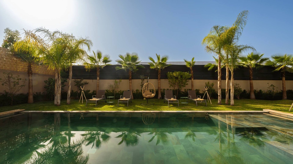 Ait Hamid Villa | Villa Oberoi - Swimming pool, Hammam & Cinema