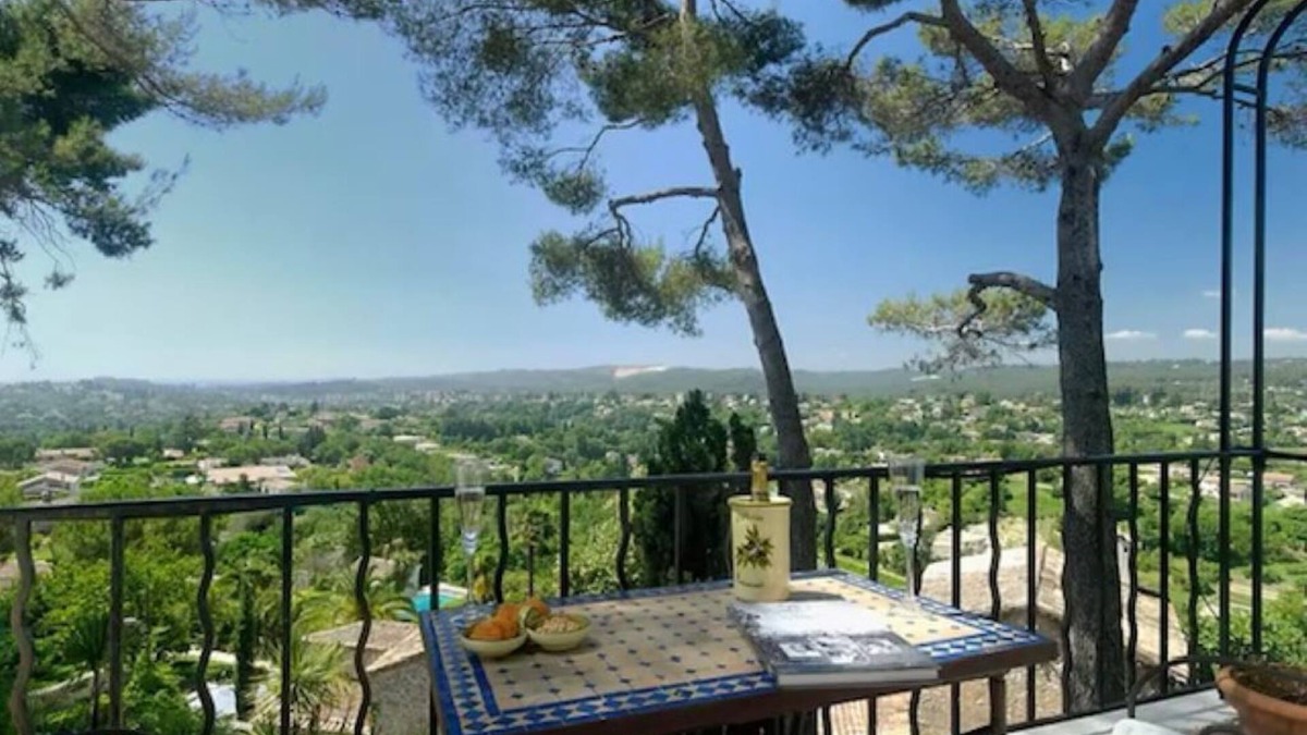 Saint-Paul-de-Vence Villa | Villa Olivade. Panoramic Sea Views - Private Balconies, Terraces & Garden