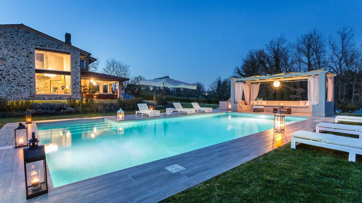 Orentano Villa | VILLA OTTO Luxury Tuscan Farmhouse with Private Pool close to Lucca Pisa Pistoia