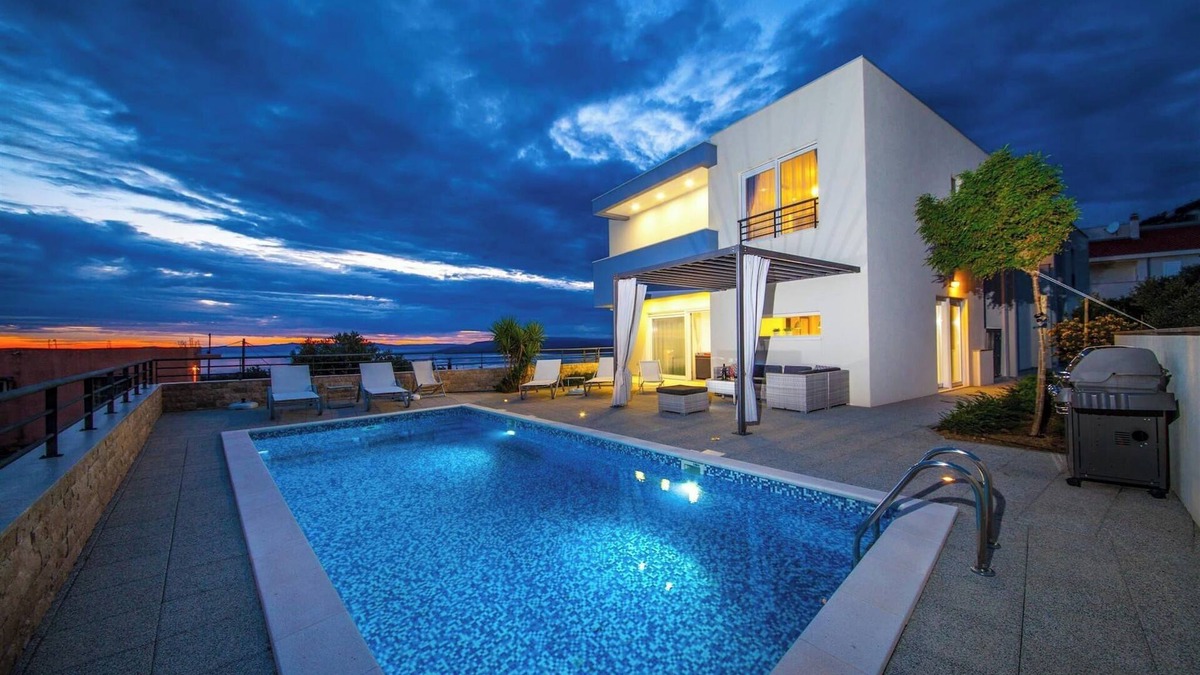 Veliko Brdo Villa | Villa Red with pool, seaview