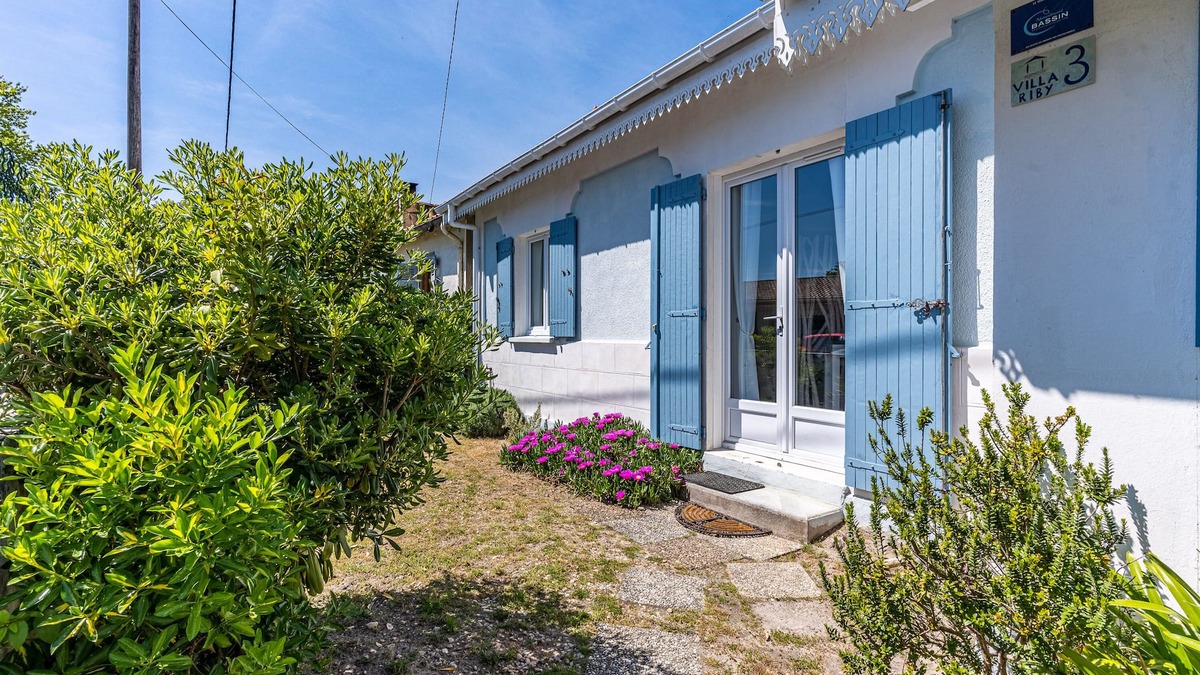 Andernos-les-Bains Villa | Villa Riby.4* label houseClose to beaches, center&shopping. Pets allowed
