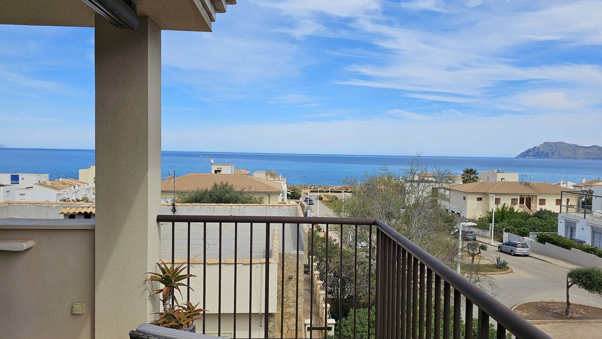 Son Serra de Marina Villa | Villa 'Sa Nineta' with Beautiful Sea Views, Private Pool, Terrace, Garden, Wi-Fi & A/C