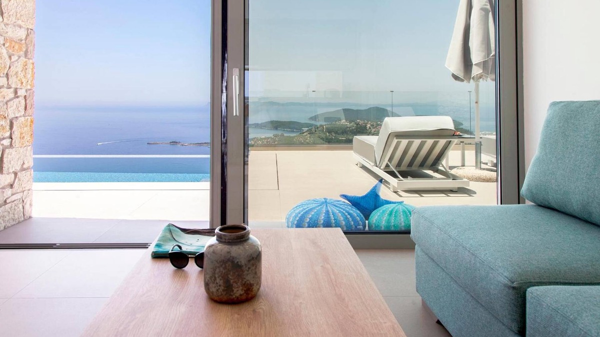 Sivota Villa | Villa 'Sivota Sunset Two-Bedroom 7' with Sea View, Wi-Fi and Air Conditioning