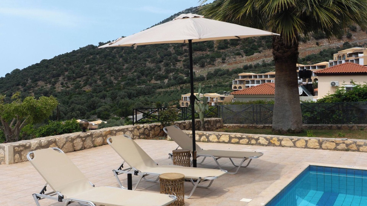 Geropotamos Villa | Villa Sol - 3-bedroom villa in amazing Bali with private pool, AC, WiFi
