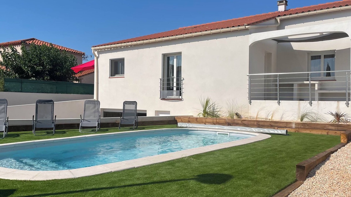 Brouilla Villa | Villa*SOL DELS ASPRES- Swimming pool - BBQ - Garage - Air conditioning/central heating