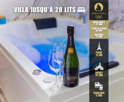 Emerainville Villa | Villa spacieuse proche Disney & Stade de France