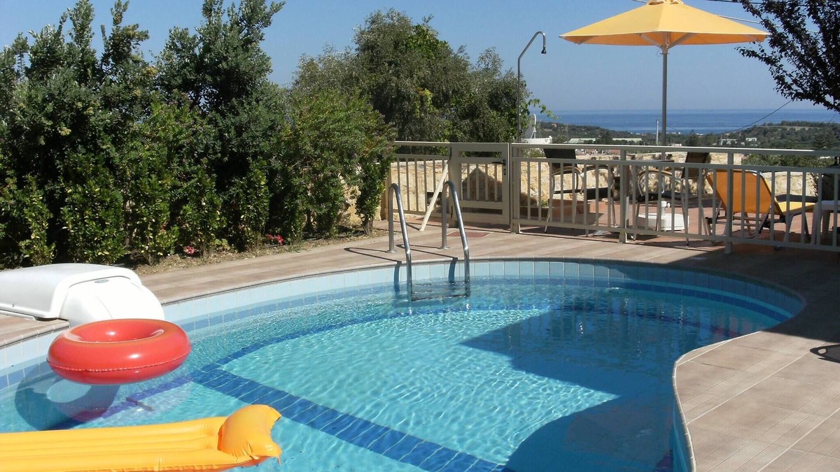 Houdetsi Villa | Villa Stefanos, Sea View, Private Pool, Near Sea