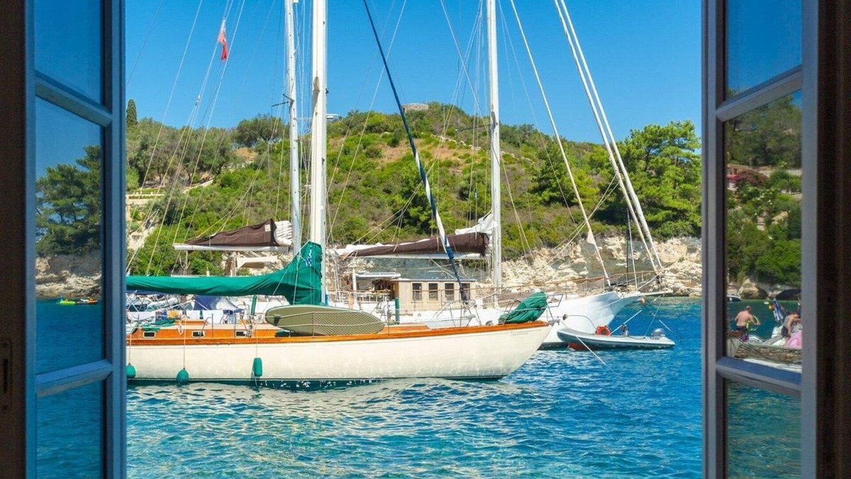 Lakka Villa | Villa Stephania Private Pool Walk to Beach Sea Views A C Wifi - 2890