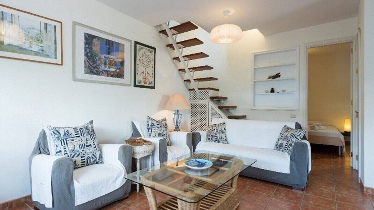 Pasito Blanco Villa | Villa Valeria with Sea View, Garden, Shared Pool & Wi-Fi