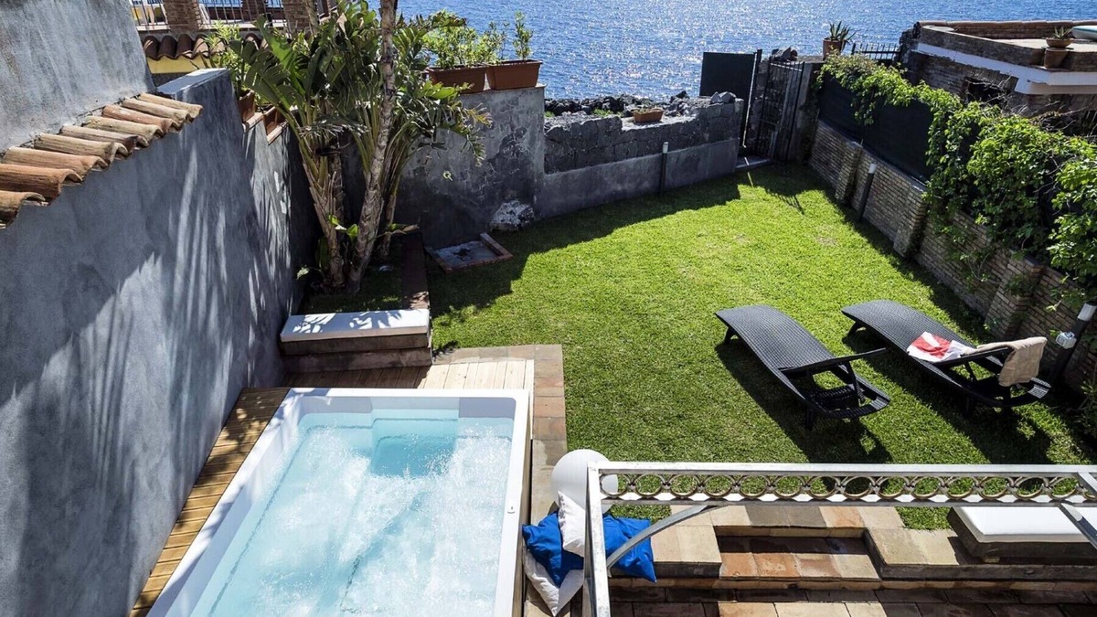 Acireale Villa | Villa with Jacuzzi, direct access to the sea, Santa Tecla, Sicily
