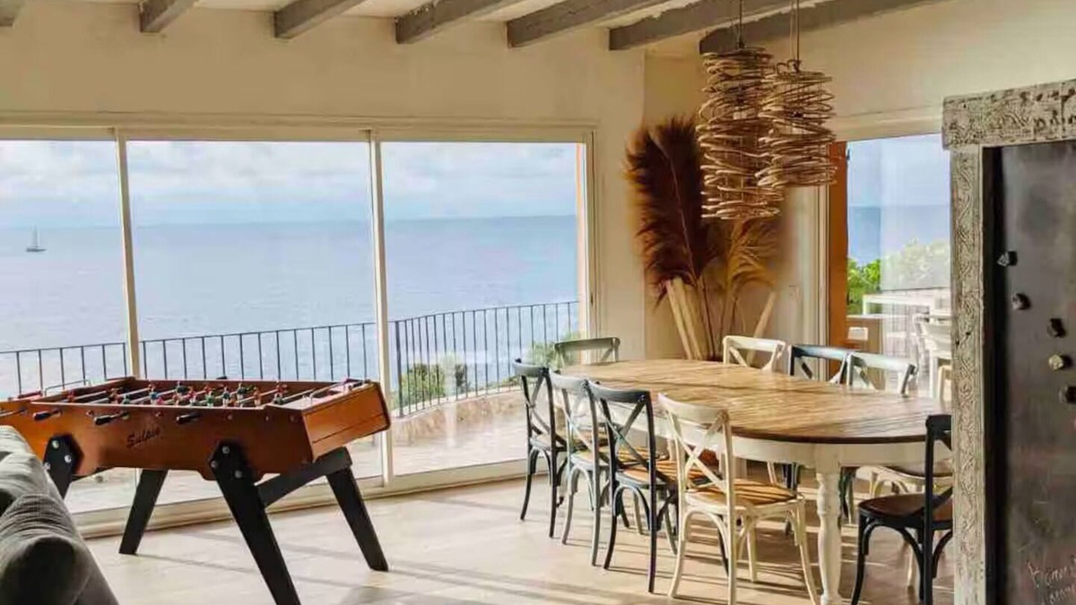 Sari-Solenzara Villa | Villa with panoramic sea view, private pool and creek access