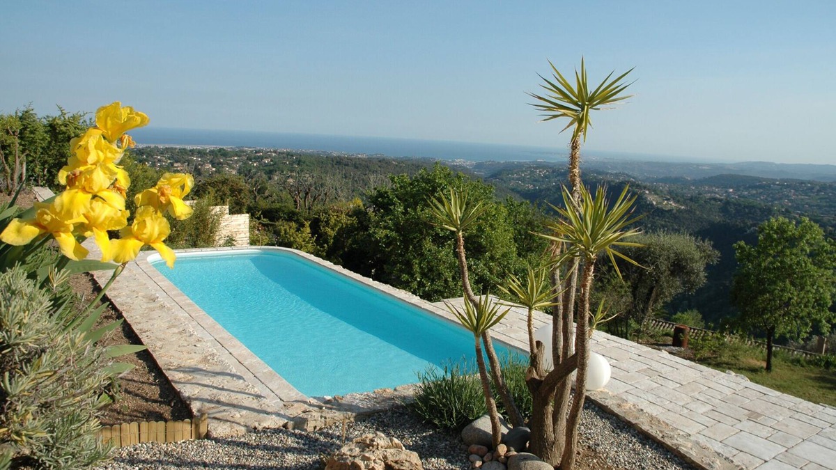 Saint-Jeannet Villa | Villa With Private Pool, Sea Views And Mountains Views