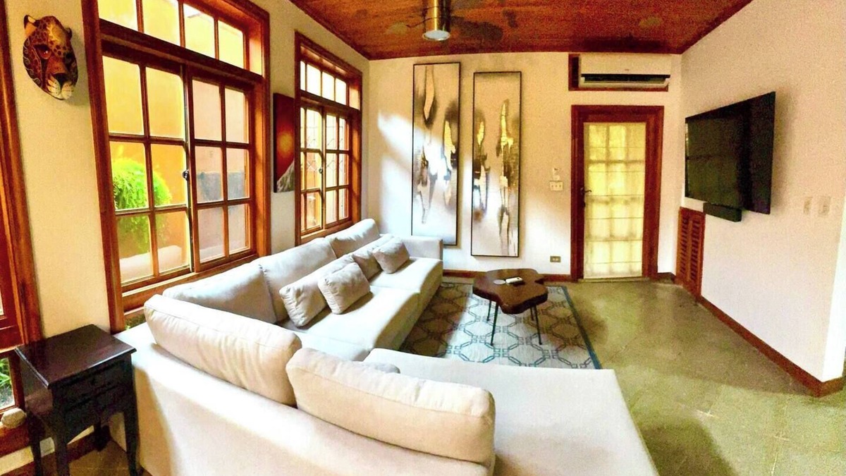 Playa Langosta House | ♕Villa with Private Pool Across the street from the Beach♕