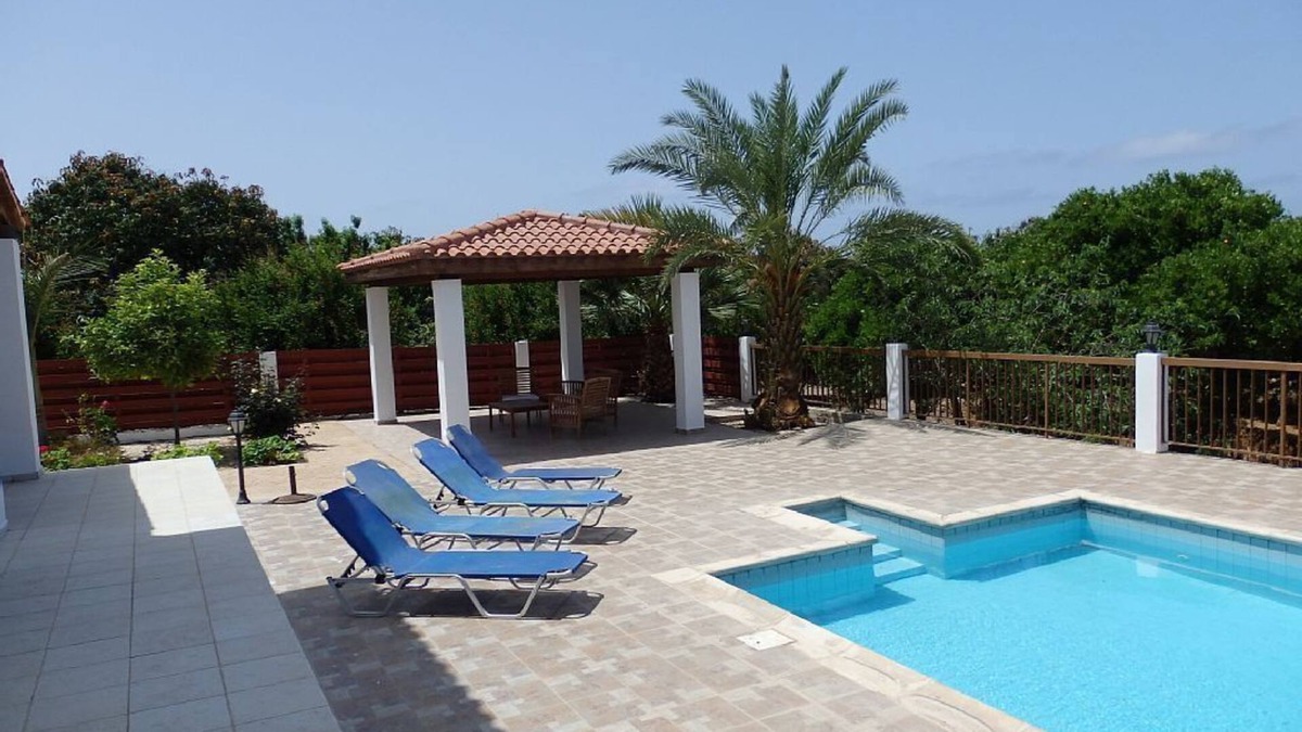 Agios Georgios Pegeias Villa | Villa with private pool and sea view
