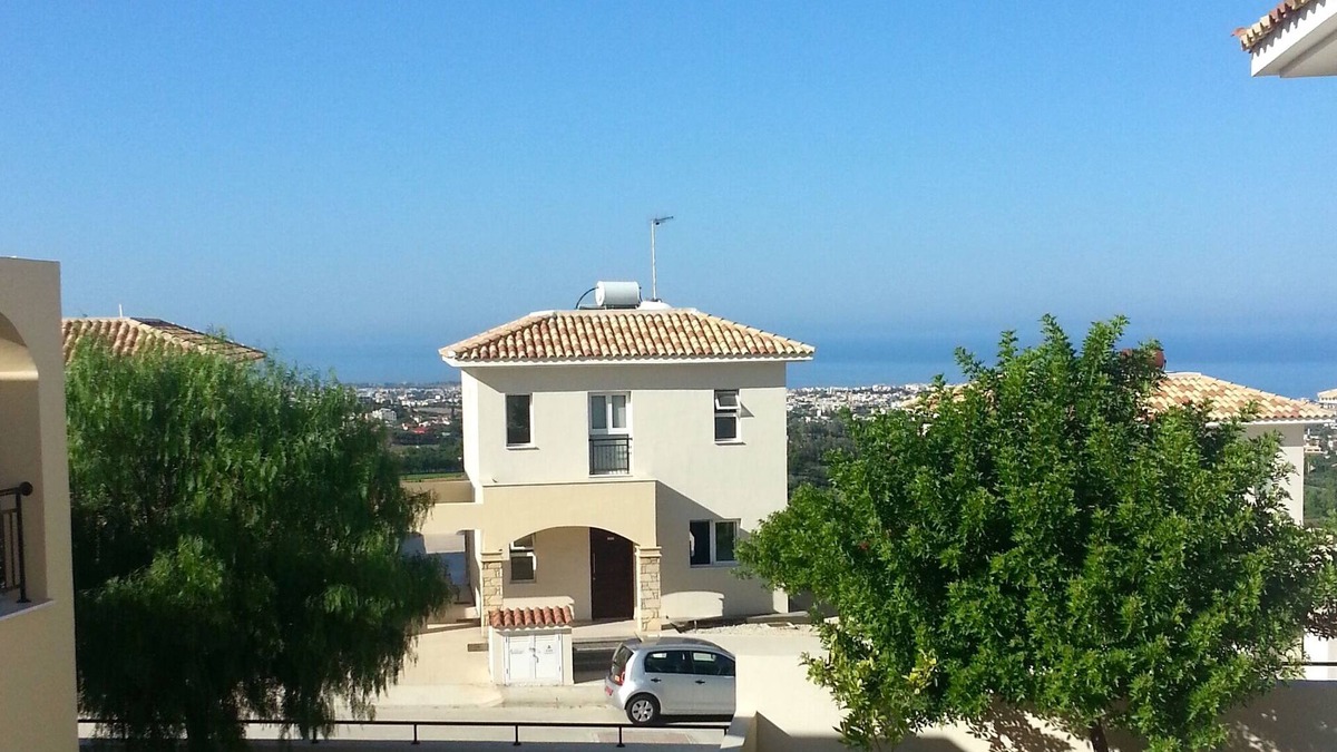 Emba Villa | Villa with sundrenched, spacious terrace overlooking the med and Paphos town