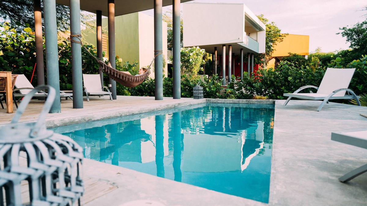 Sint Michiel Villa | Villa Zen - modern eco design villa with private pool + jacuzzi