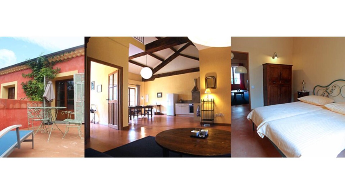 Poilhes Apartment | Vinauberge, Loft Viognier in former wine cellar, nice terrace and panoramic view